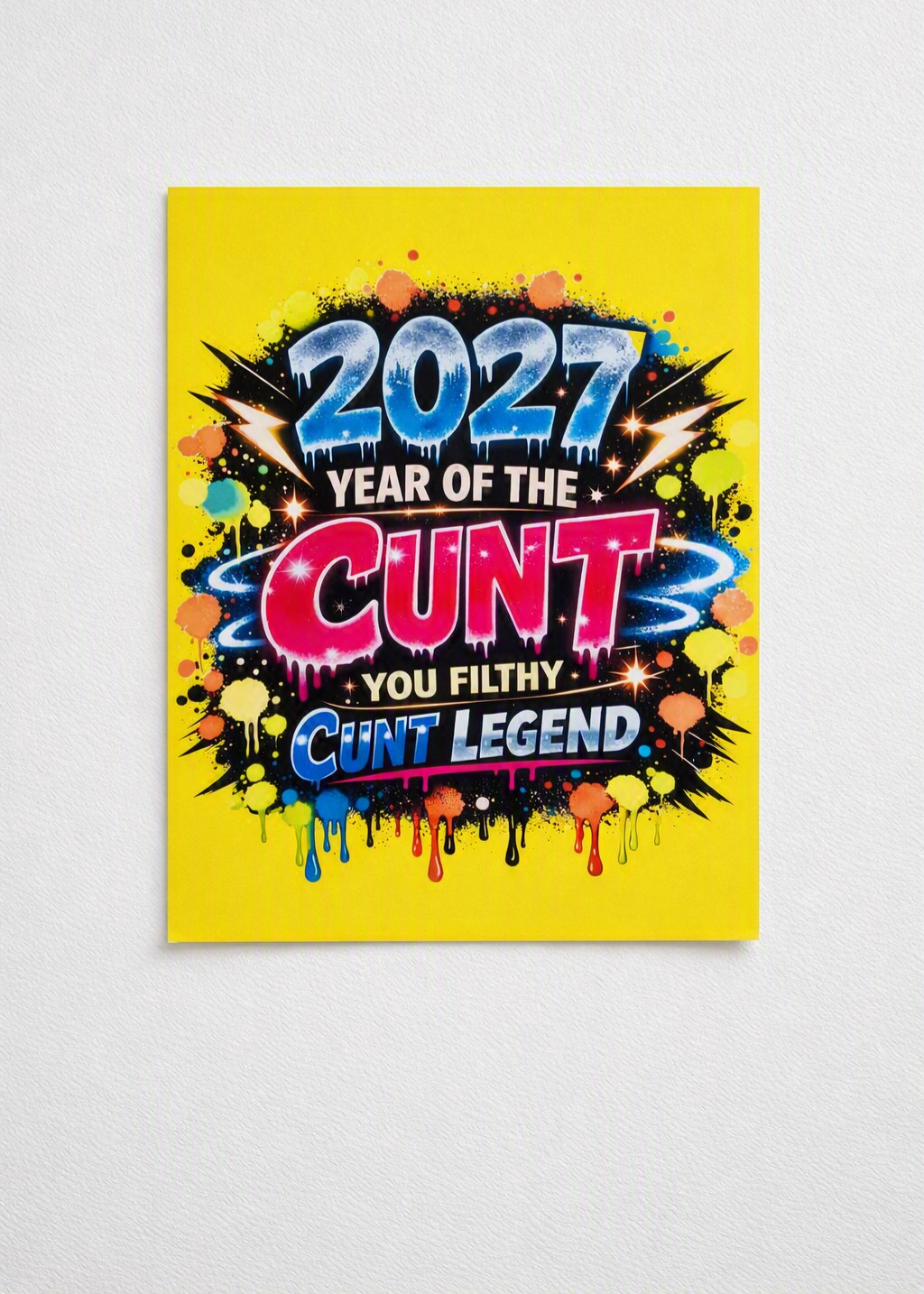 2027 Year Of the Cunt Calendar