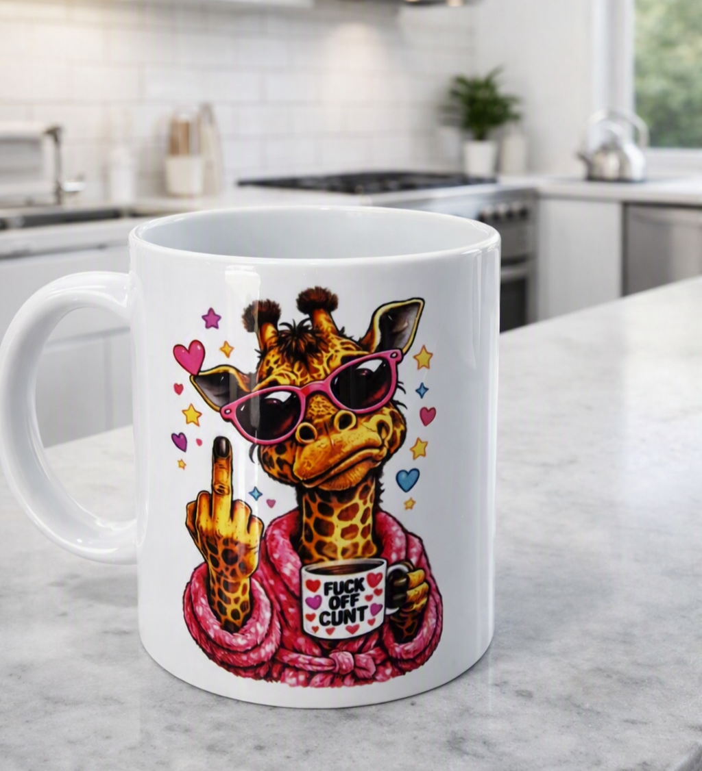 Fuck You Giraffe Mug